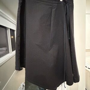 Wool asymmetrical skirt